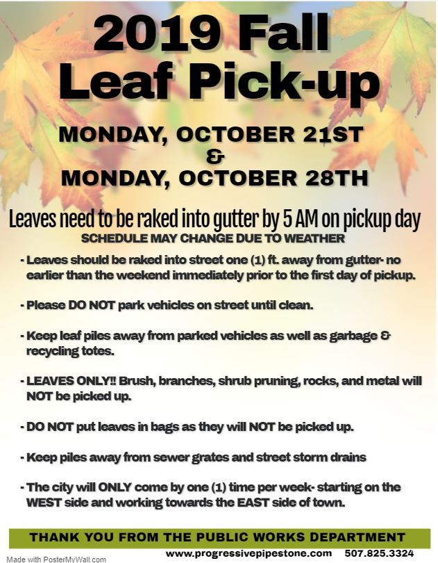 2019 Fall Leaf Pickup