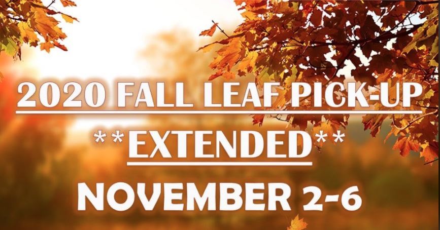 2020 Leaf Pickup days extended