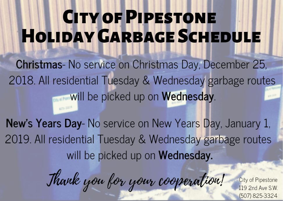 Christmas _New Years Holiday Schedule