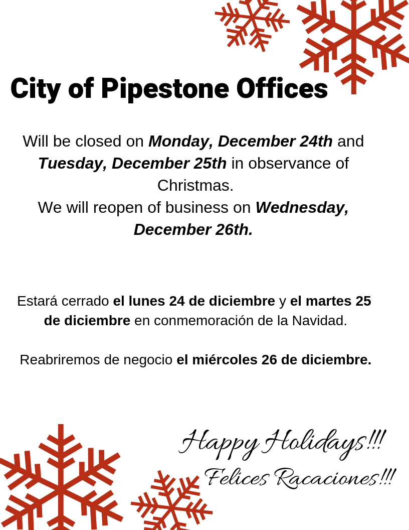 Closed-Christmas 2019